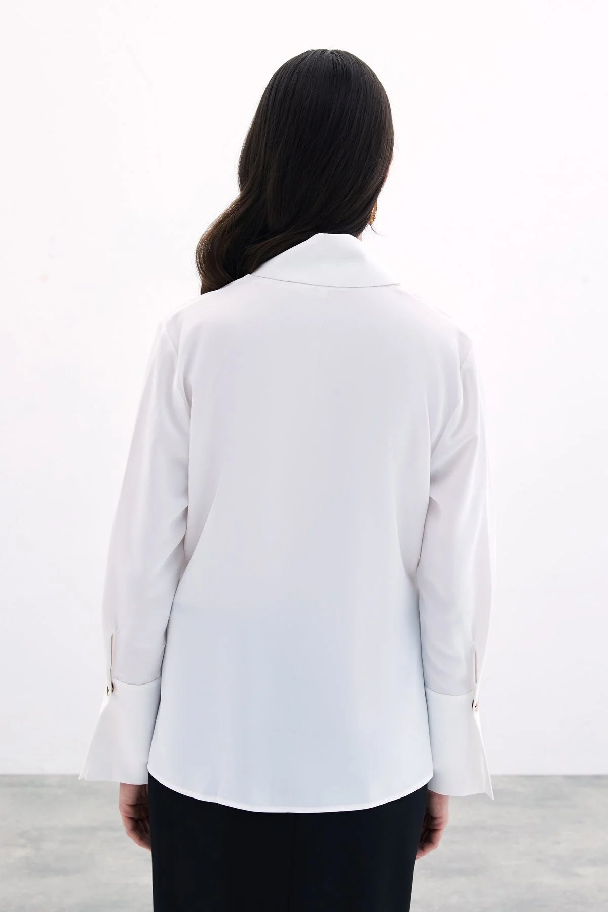 Çıt Çıt Detaylı Gömlek Ekru 2010