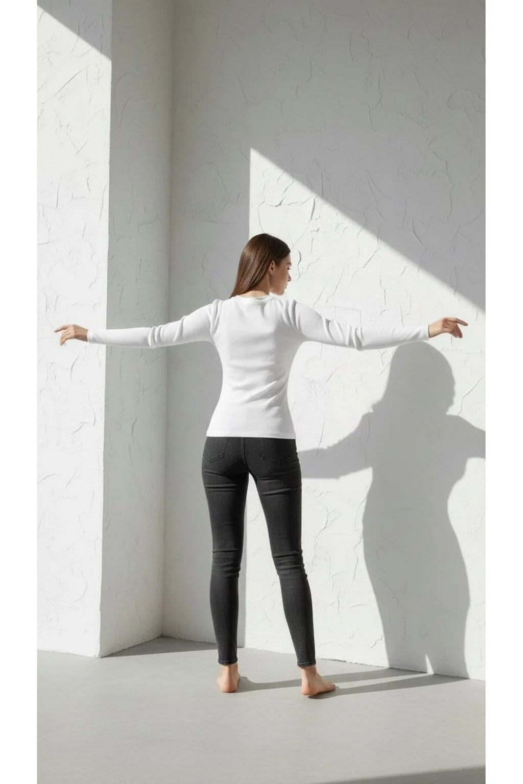 Bisiklet Yaka Badi Beyaz 24127