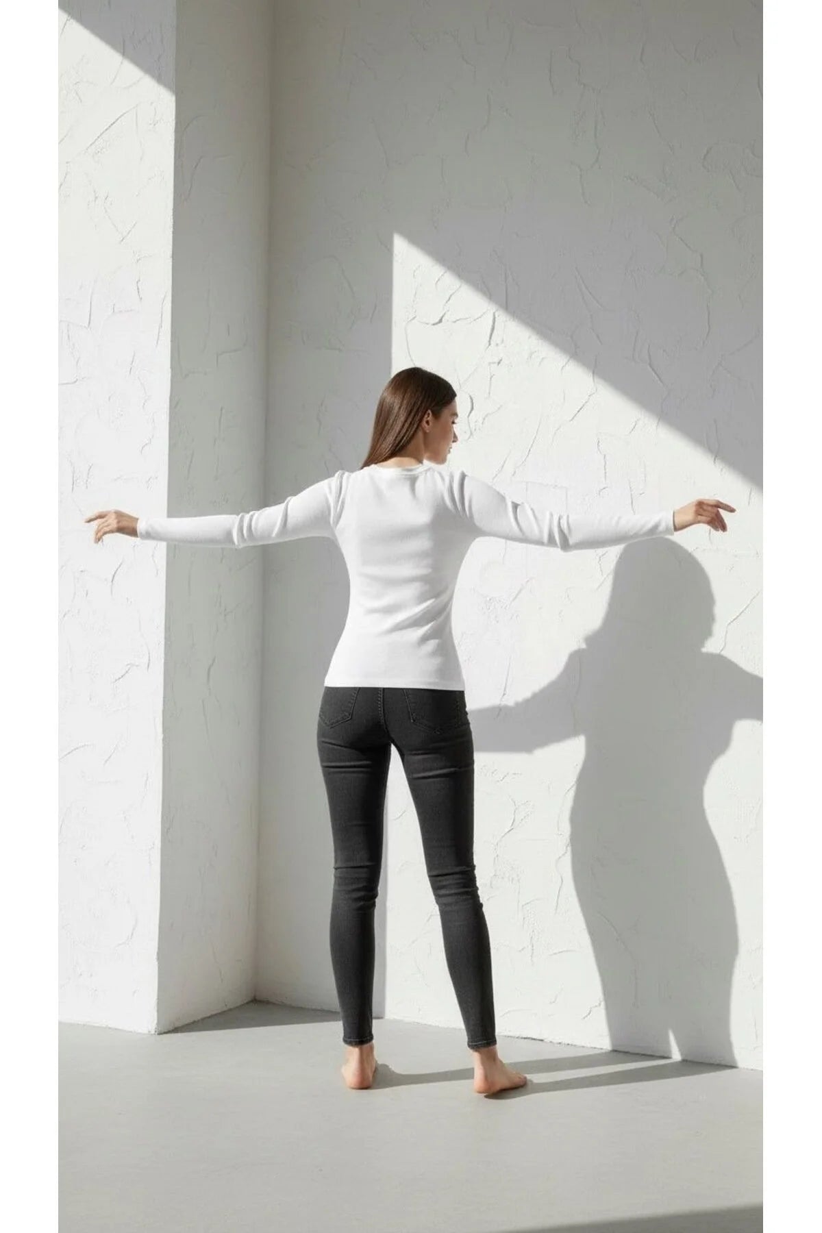 Bisiklet Yaka Badi Beyaz 24127