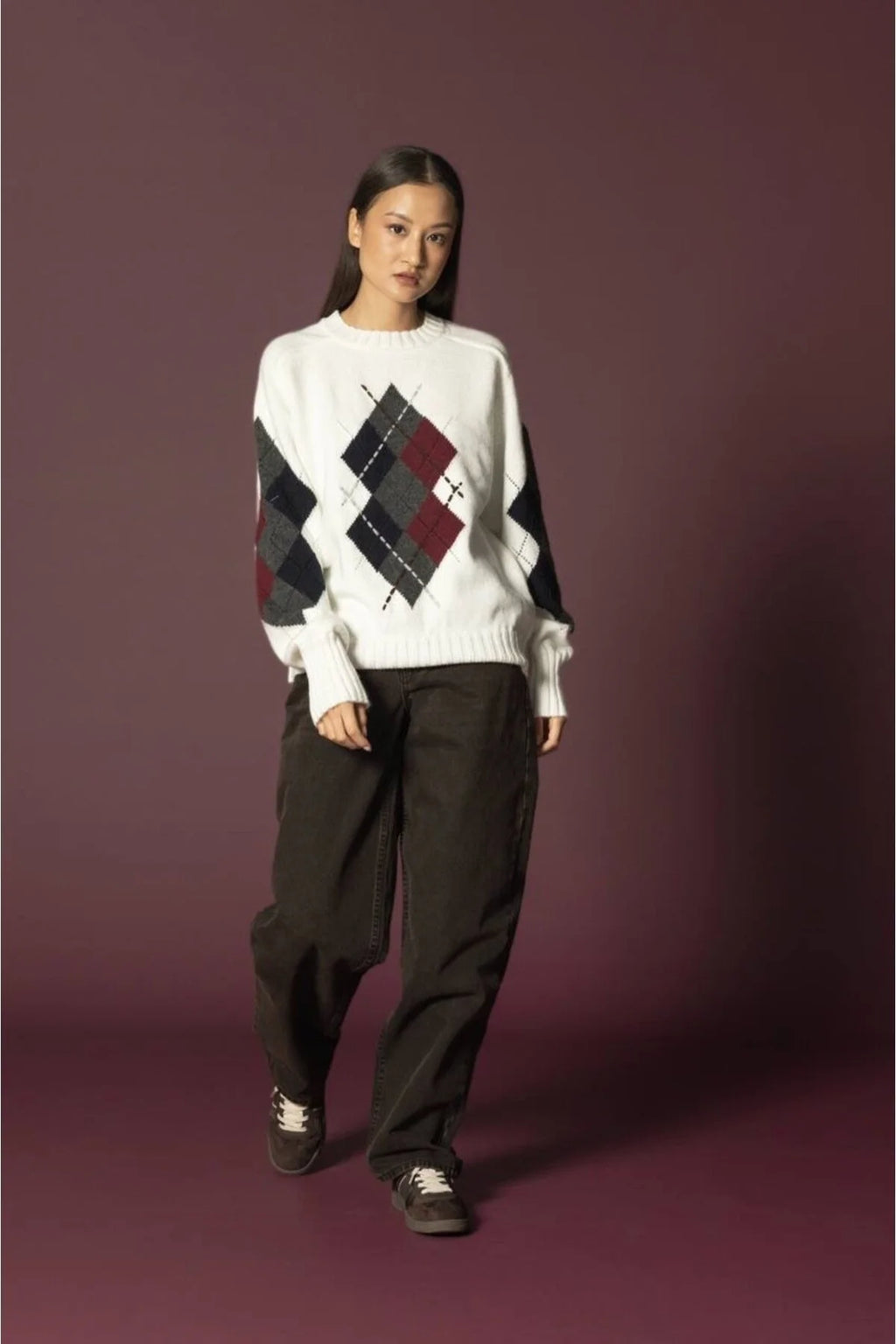 Baklava Desen Triko Kazak 4628