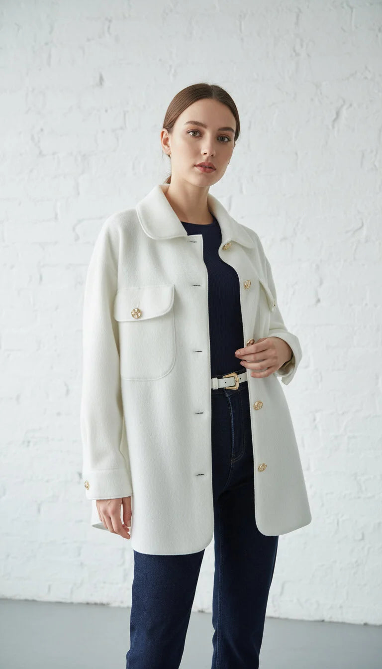 Kısa Peluş Gömlek&Ceket 35851