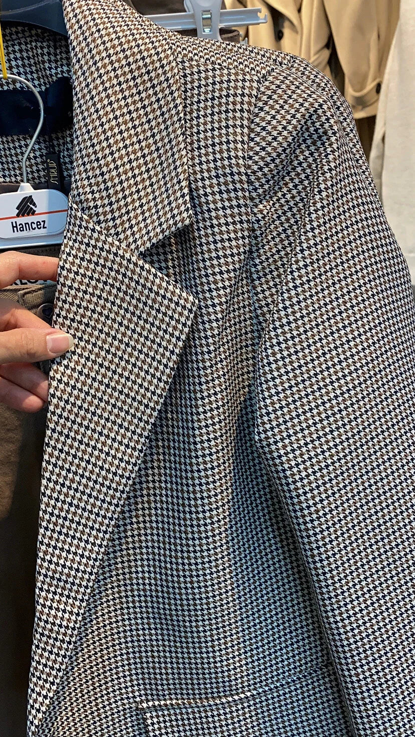 Kazayağı Desen Blazer Ceket 1153