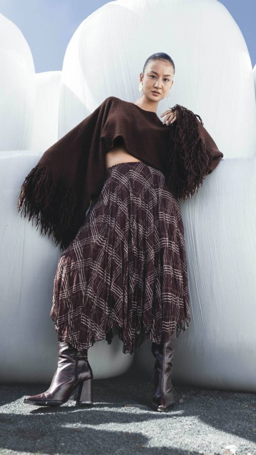 Asimetrik Kesim Etek 9537