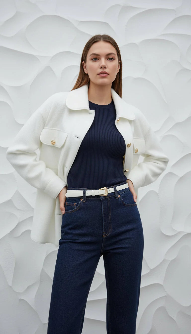 Kısa Peluş Gömlek&Ceket 35851