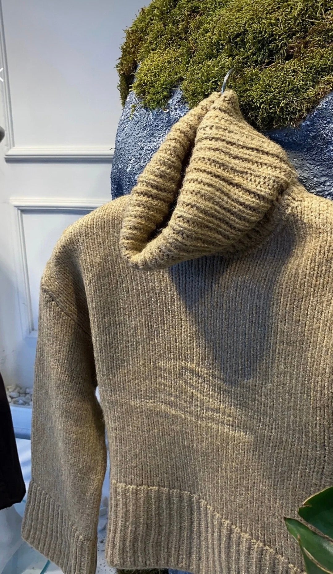 Balıkçı Yaka Kazak camel 9071